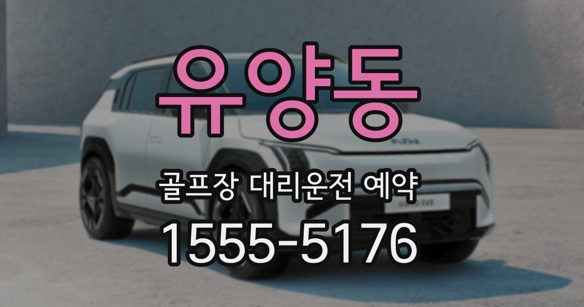 유양동 골프장 대리운전 예약