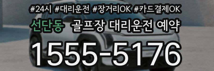 선단동 골프장 대리운전 예약