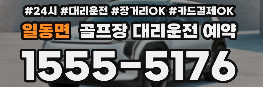 일동면 골프장 대리운전 예약