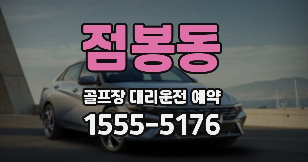 점봉동 골프장 대리운전 예약