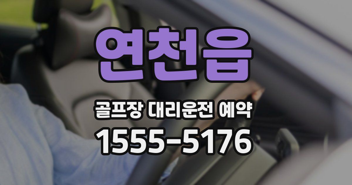 연천읍 골프장 대리운전 예약