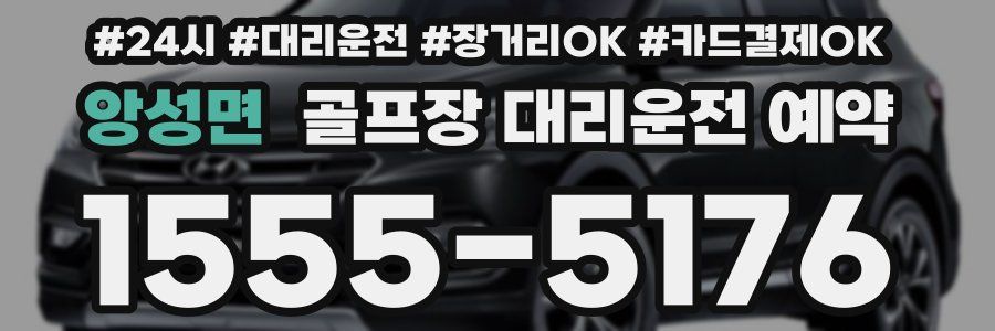 앙성면 골프장 대리운전 예약