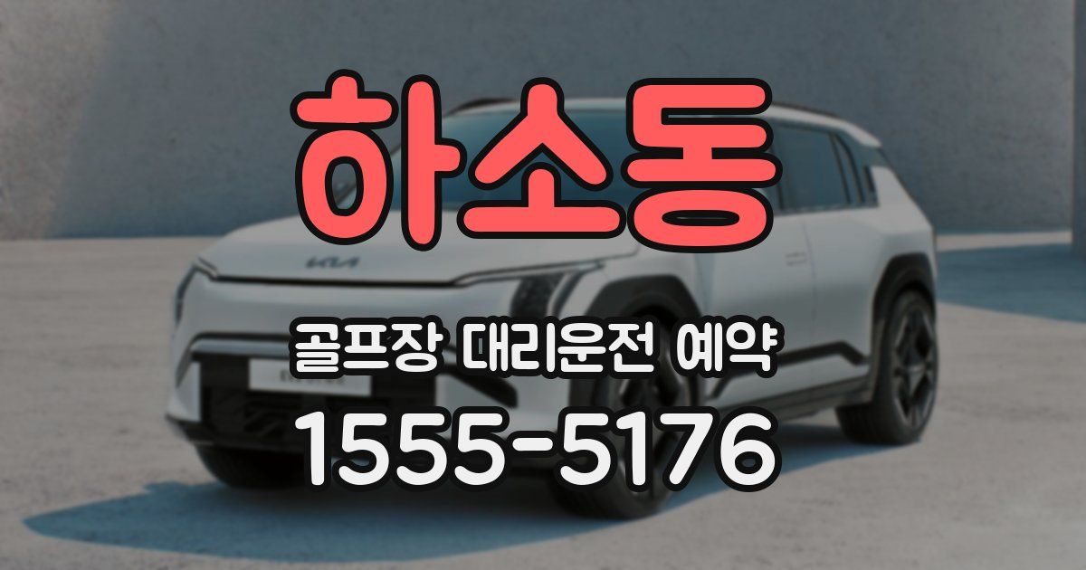 하소동 골프장 대리운전 예약