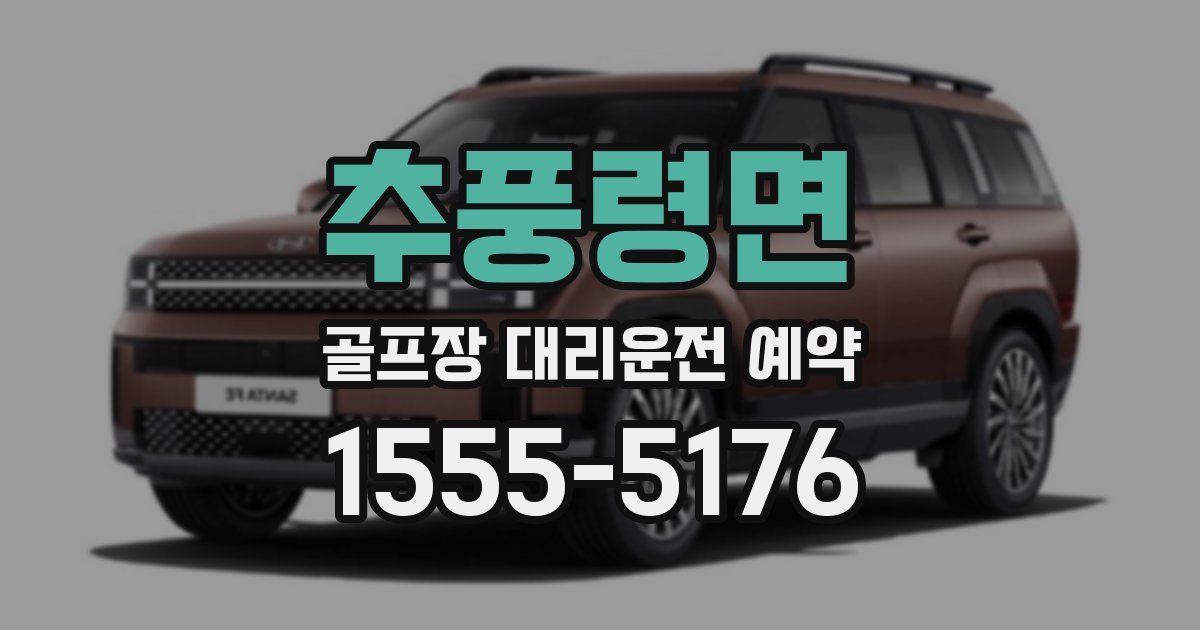 추풍령면 골프장 대리운전 예약