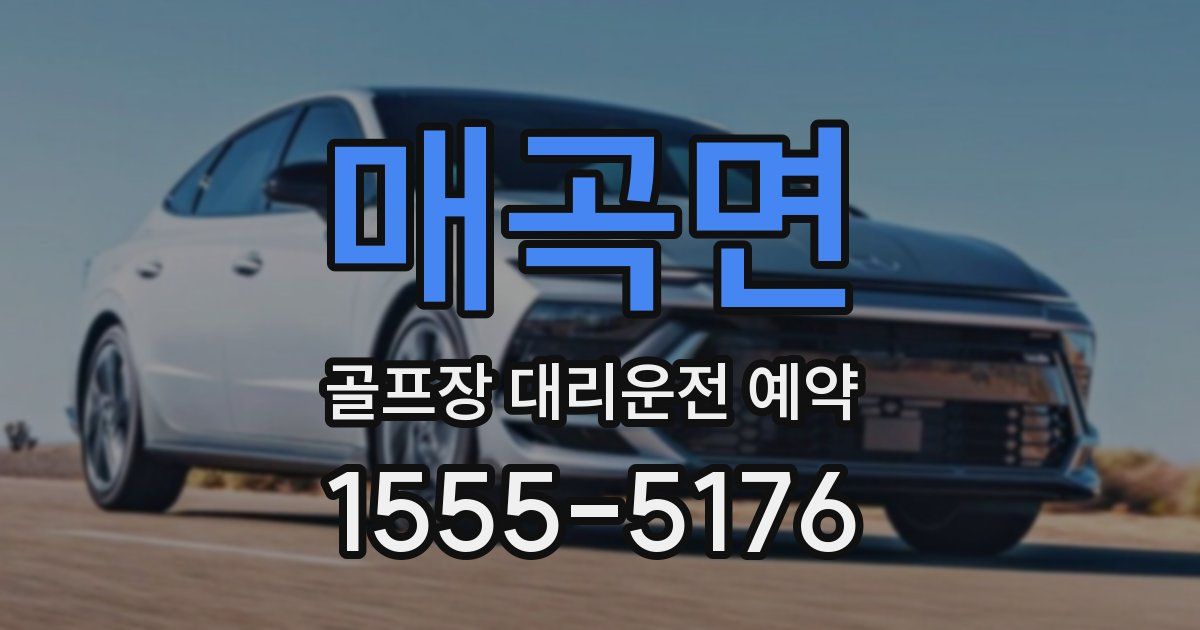 매곡면 골프장 대리운전 예약