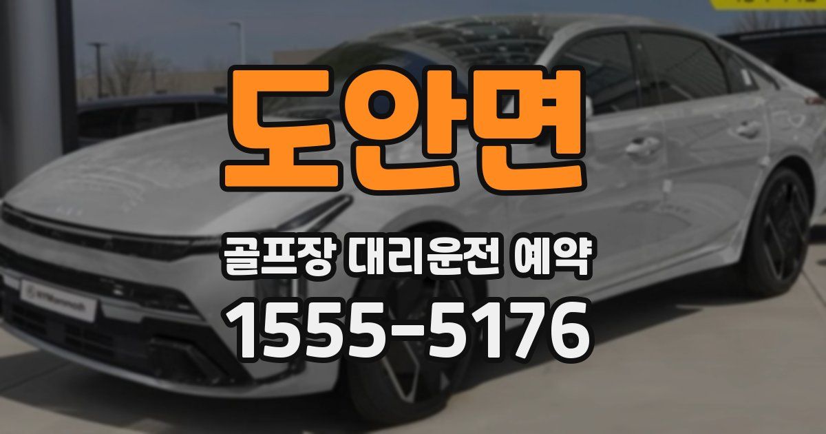 도안면 골프장 대리운전 예약
