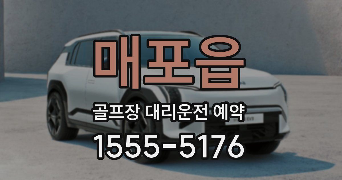 매포읍 골프장 대리운전 예약
