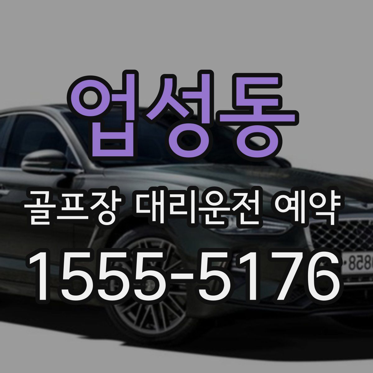 업성동 골프장 대리운전 예약