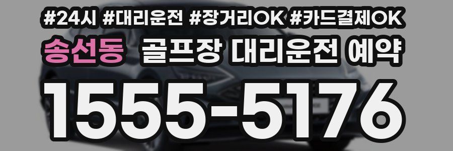 송선동 골프장 대리운전 예약