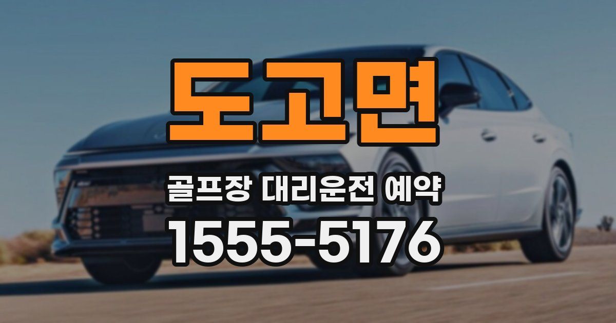 도고면 골프장 대리운전 예약