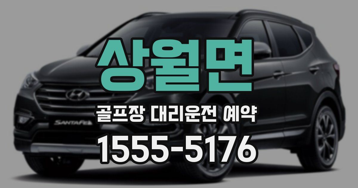 상월면 골프장 대리운전 예약