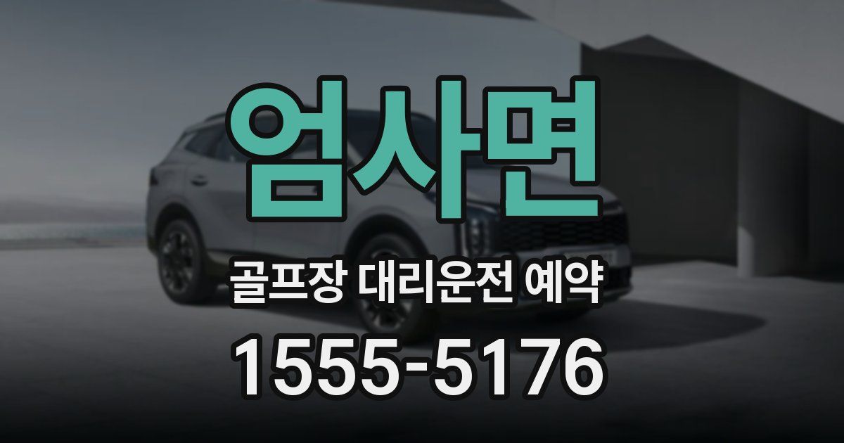 엄사면 골프장 대리운전 예약