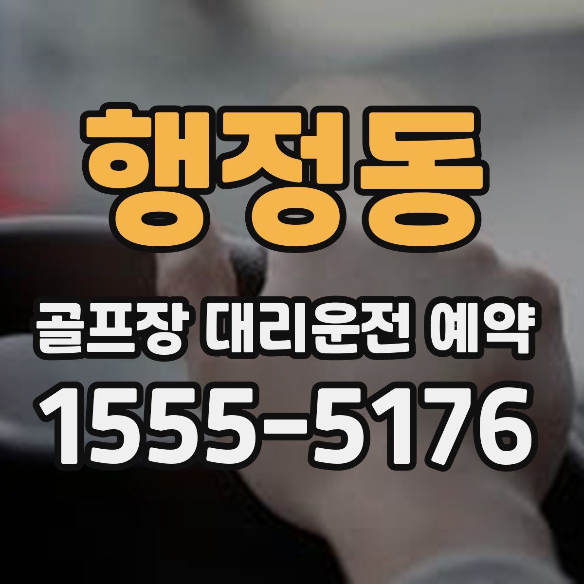 행정동 골프장 대리운전 예약