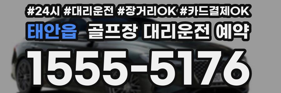 태안읍 골프장 대리운전 예약