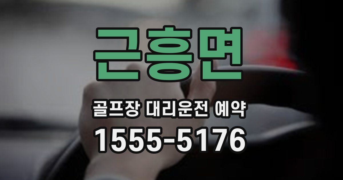 근흥면 골프장 대리운전 예약