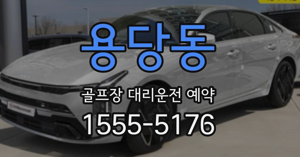 용당동 골프장 대리운전 예약