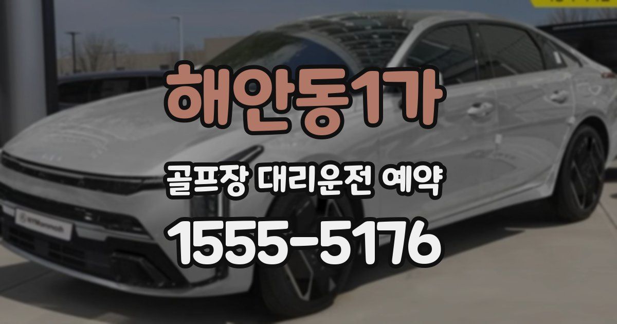 해안동1가 골프장 대리운전 예약