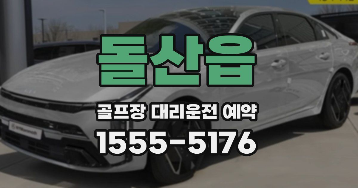 돌산읍 골프장 대리운전 예약