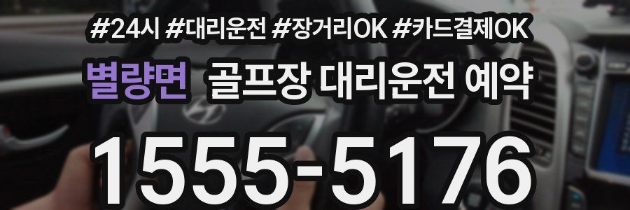 별량면 골프장 대리운전 예약