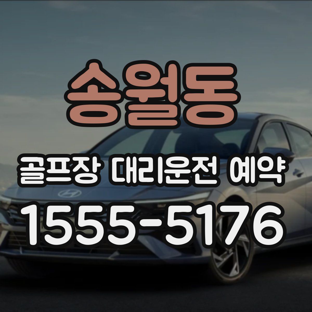송월동 골프장 대리운전 예약
