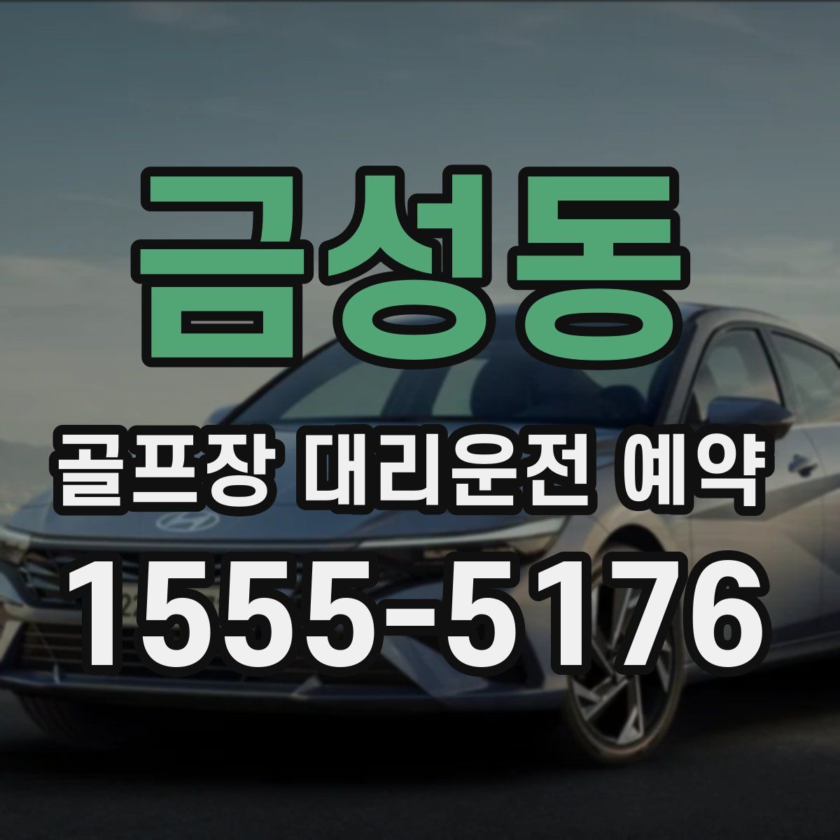 금성동 골프장 대리운전 예약