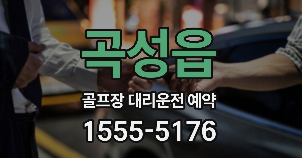 곡성읍 골프장 대리운전 예약