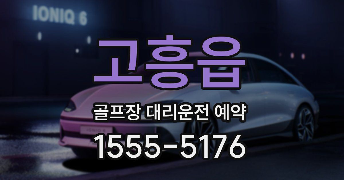 고흥읍 골프장 대리운전 예약