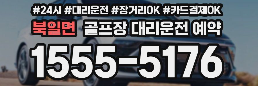 북일면 골프장 대리운전 예약
