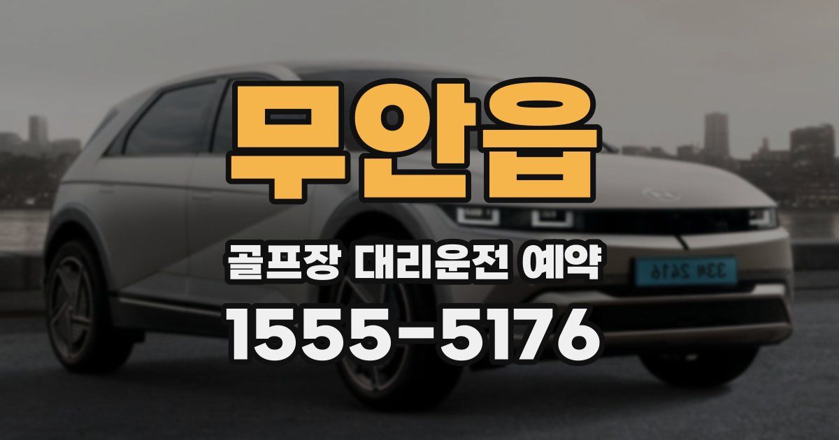무안읍 골프장 대리운전 예약