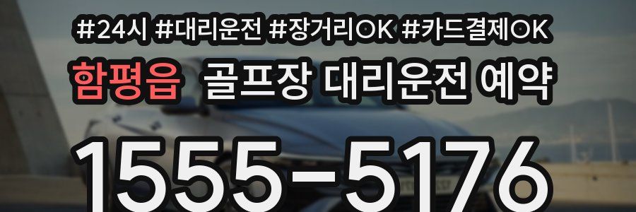 함평읍 골프장 대리운전 예약