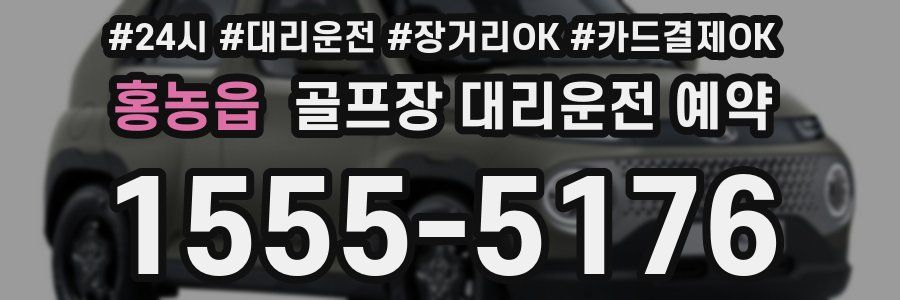 홍농읍 골프장 대리운전 예약