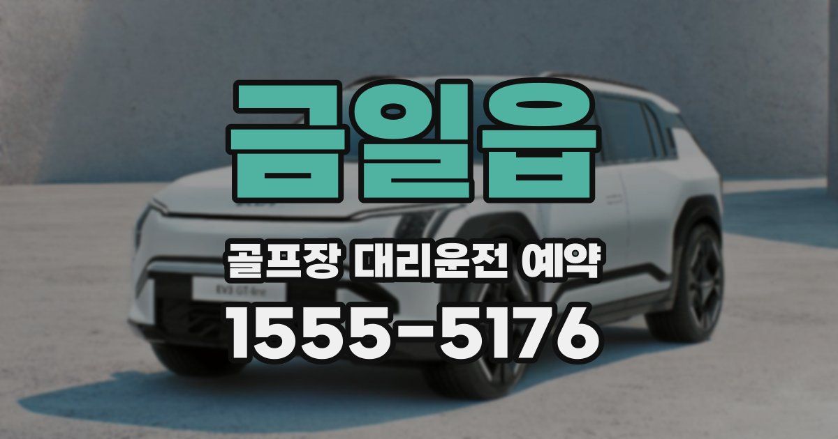 금일읍 골프장 대리운전 예약