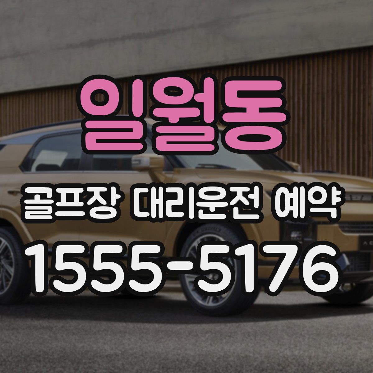 일월동 골프장 대리운전 예약