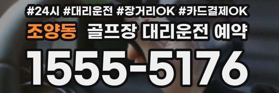 조양동 골프장 대리운전 예약