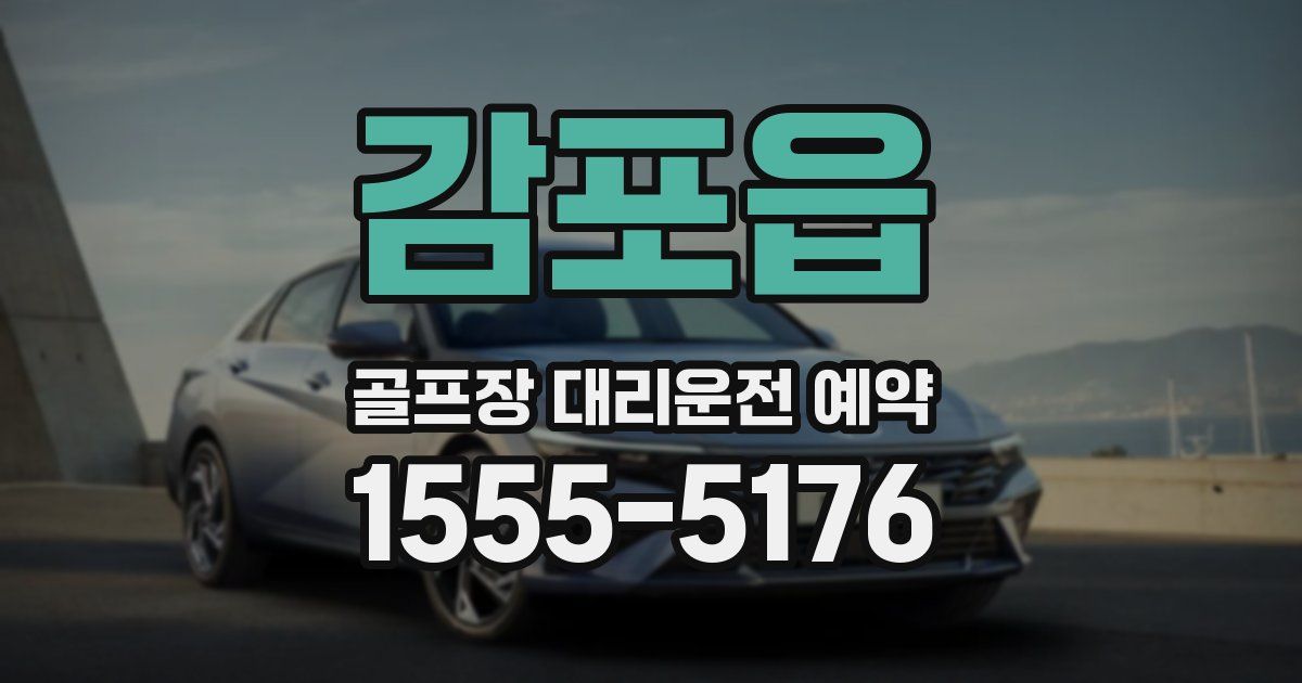 감포읍 골프장 대리운전 예약