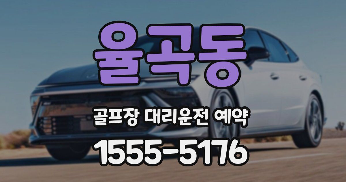 율곡동 골프장 대리운전 예약