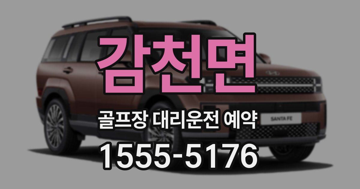감천면 골프장 대리운전 예약