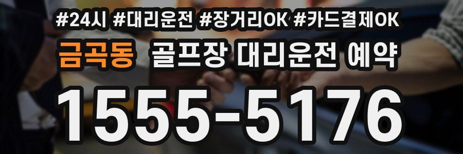 금곡동 골프장 대리운전 예약