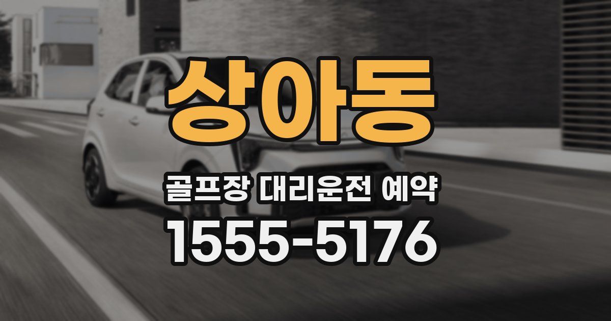 상아동 골프장 대리운전 예약
