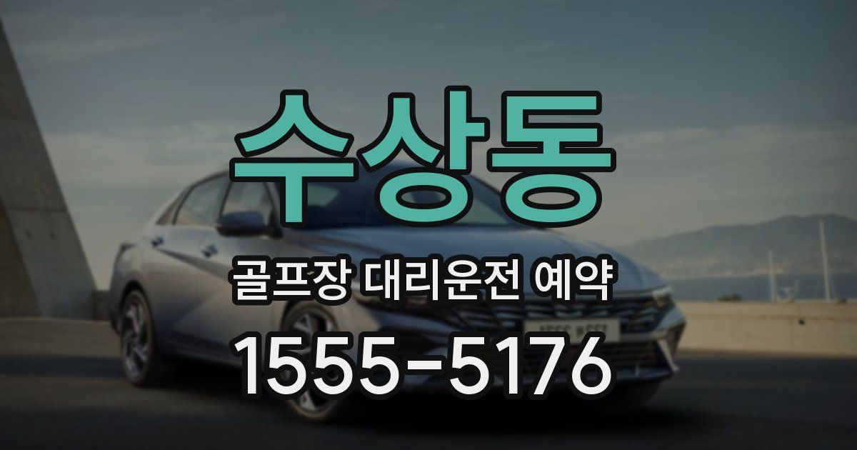 수상동 골프장 대리운전 예약