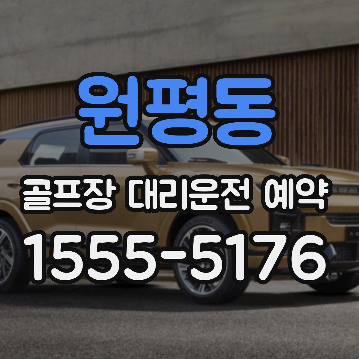 원평동 골프장 대리운전 예약