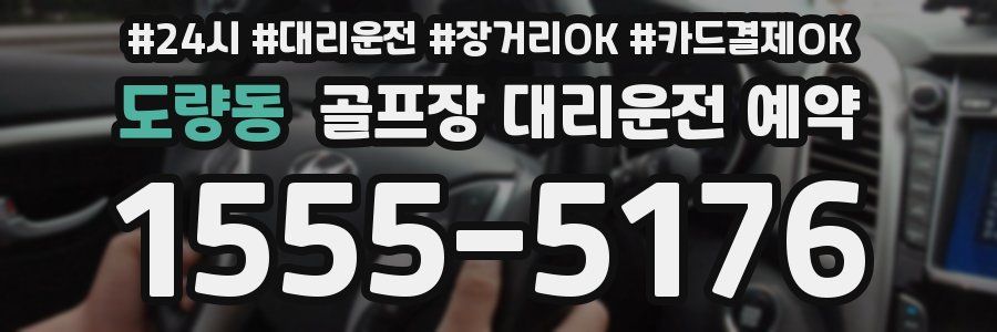 도량동 골프장 대리운전 예약