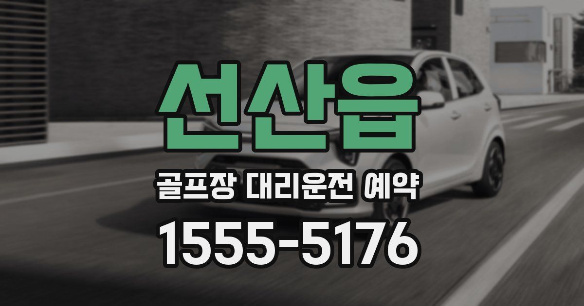 선산읍 골프장 대리운전 예약