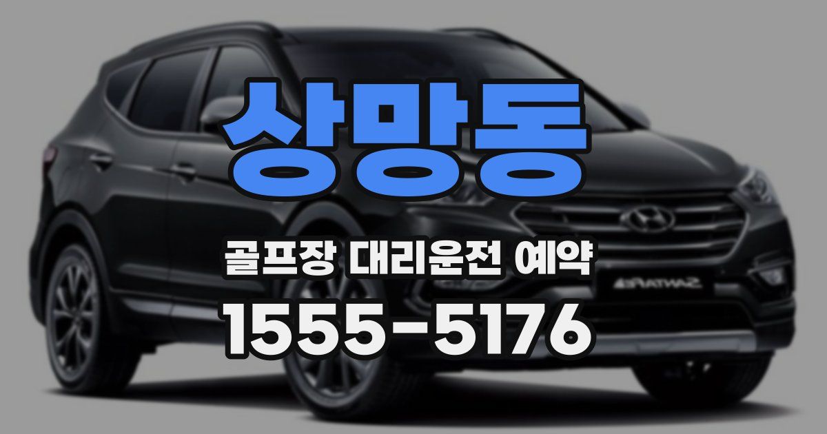 상망동 골프장 대리운전 예약