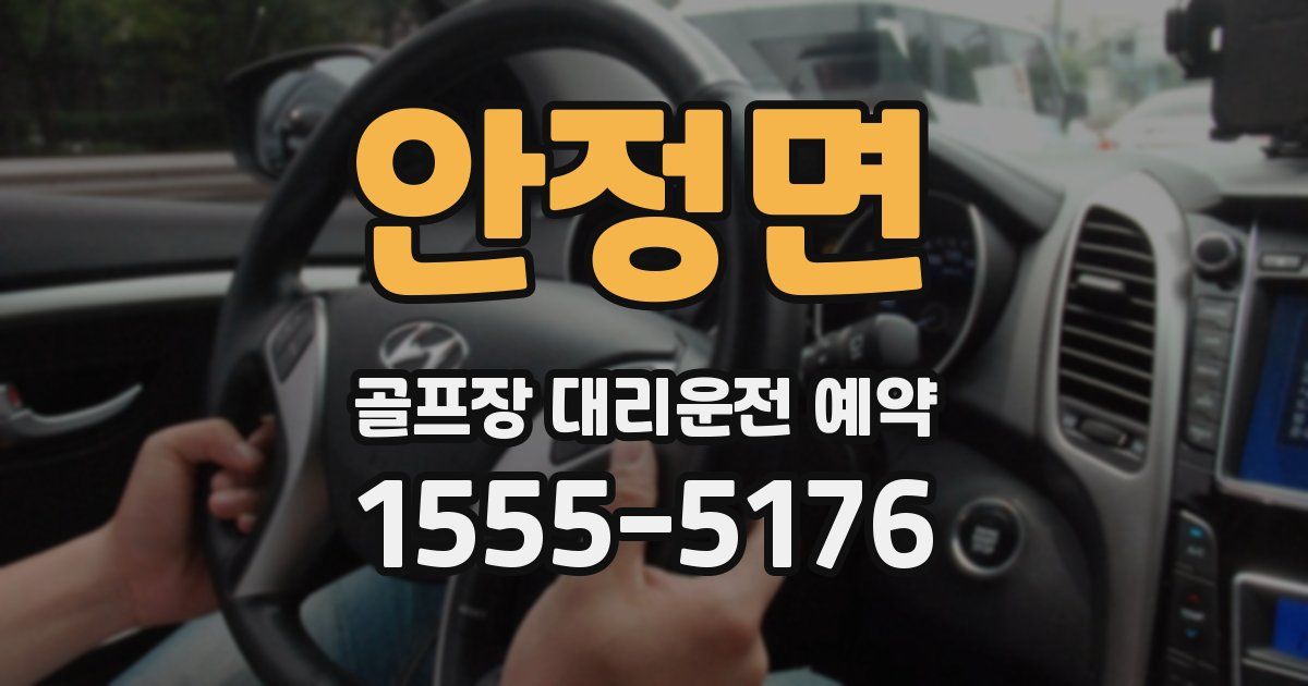 안정면 골프장 대리운전 예약
