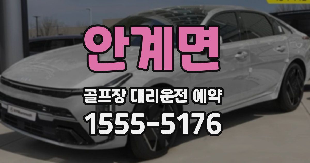 안계면 골프장 대리운전 예약