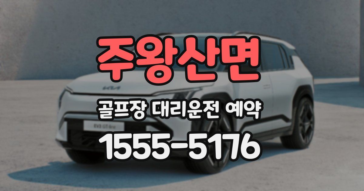 주왕산면 골프장 대리운전 예약