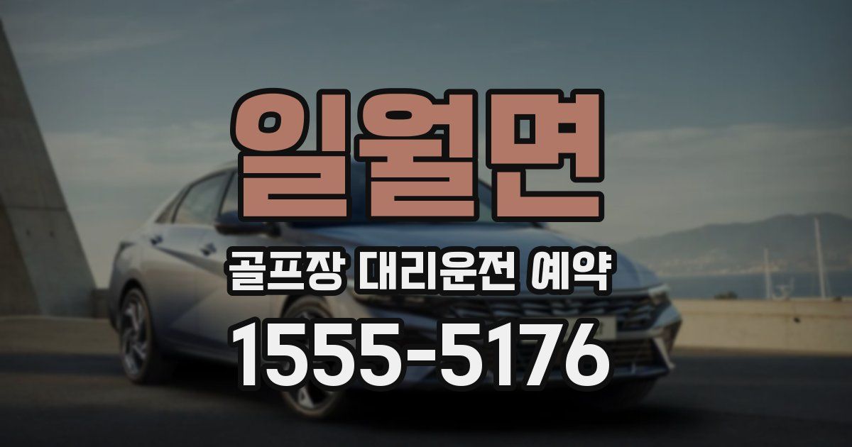 일월면 골프장 대리운전 예약