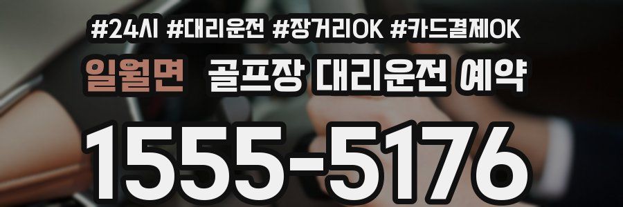 일월면 골프장 대리운전 예약