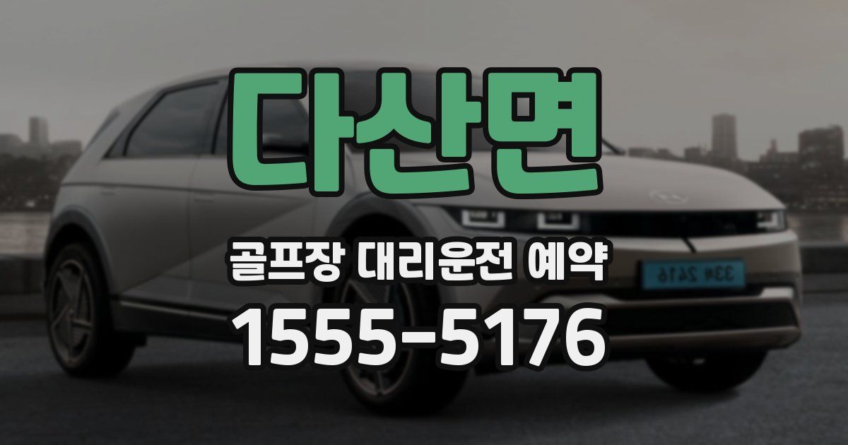 다산면 골프장 대리운전 예약